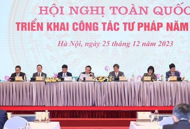 Hội nghị toàn quốc triển khai công tác tư pháp năm 2024