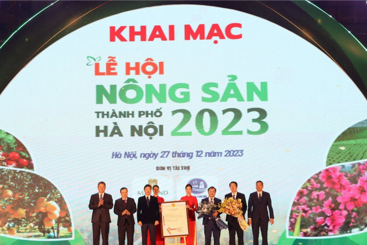 145 gian hàng giới thiệu sản phẩm tại Lễ hội nông sản thành phố Hà Nội năm 2023