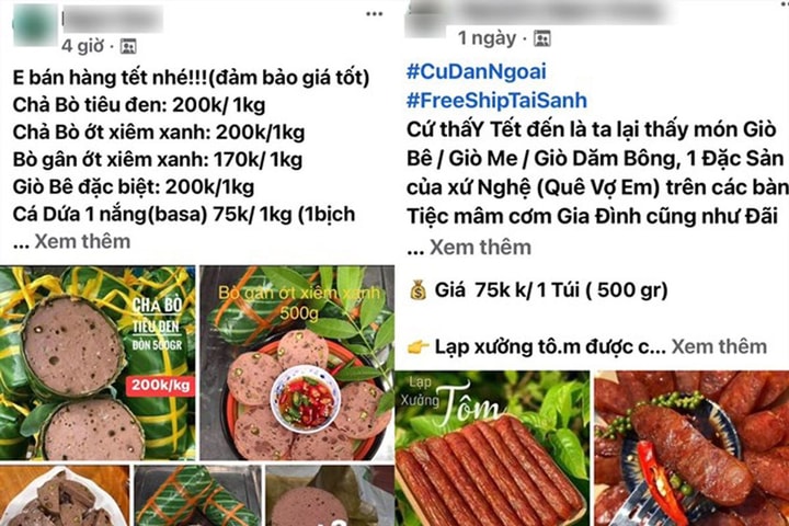 Cẩn trọng khi mua đặc sản Tết trên chợ "ảo"