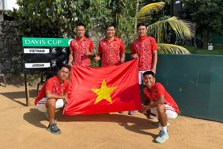 Đội tuyển quần vợt Việt Nam sẵn sàng cho vòng loại nhóm II Davis Cup 2024