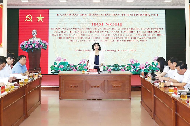 Đảng đoàn HĐND thành phố Hà Nội: Chủ động, linh hoạt, nâng cao hiệu quả lãnh đạo