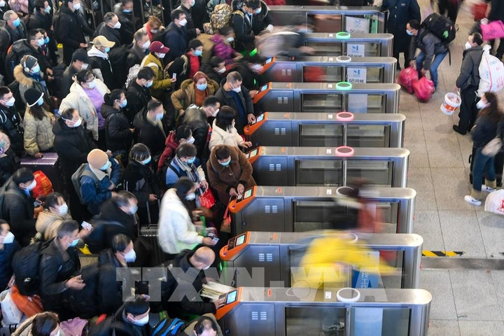 Trung Quốc ghi nhận gần 2,2 tỷ lượt hành khách di chuyển dịp xuân 2024