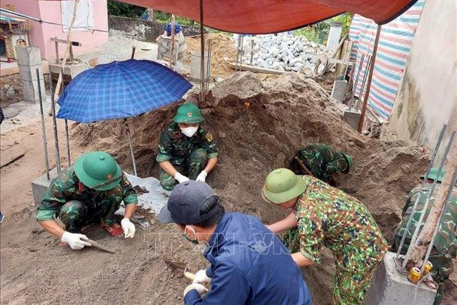 Quảng Bình: Phát hiện nhiều di vật của liệt sĩ khi đào móng xây nhà
