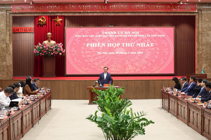 Triển khai xây dựng dự thảo Văn kiện Đại hội lần thứ XVIII Đảng bộ thành phố Hà Nội