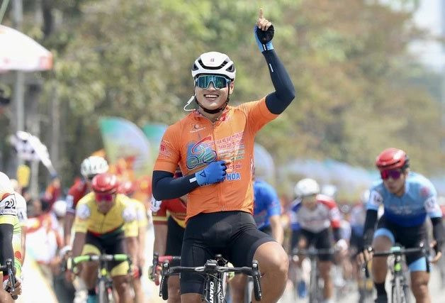 Trần Tuấn Kiệt thắng chặng 5 cuộc đua xe đạp Cúp Truyền hình thành phố Hồ Chí Minh