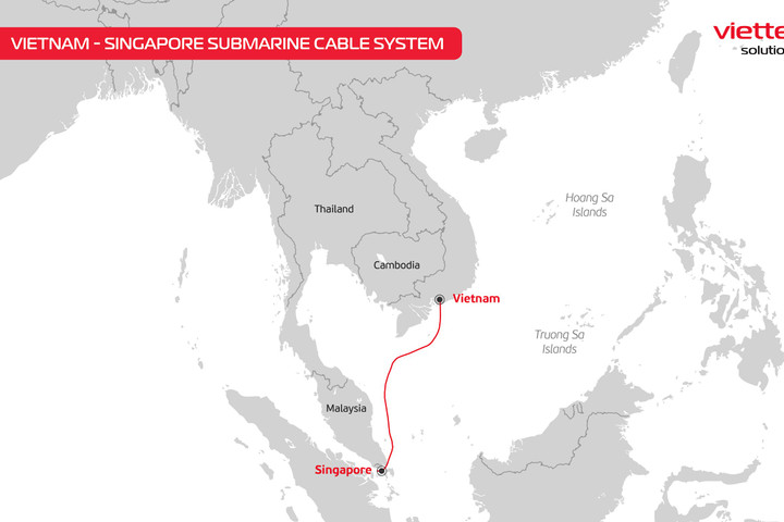 Viettel cùng Singtel đồng sáng lập tuyến cáp biển mới kết nối Việt Nam Singapore