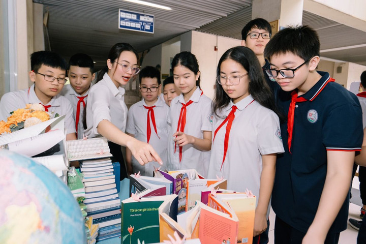Gần 3.000 học sinh THCS Nghĩa Tân hào hứng với Ngày hội đọc sách