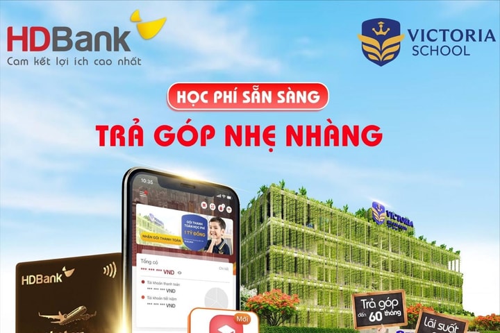 HDBank tung gói trả góp học phí đến 60 tháng