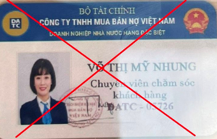 Cảnh báo mạo danh Công ty Mua bán nợ Việt Nam để lừa đảo