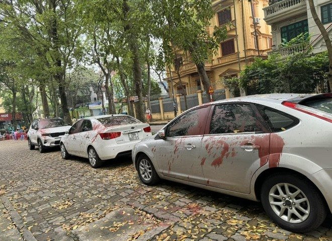 Đã bắt được các đối tượng tạt sơn xe ô tô ở phường Định Công
