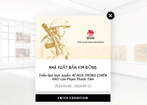 Triển lãm trực tuyến “Kí họa trong chiến hào” về Chiến dịch Điện Biên Phủ
