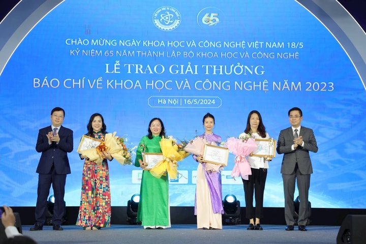 23 tác phẩm, nhóm tác phẩm đoạt giải báo chí về Khoa học và công nghệ năm 2023