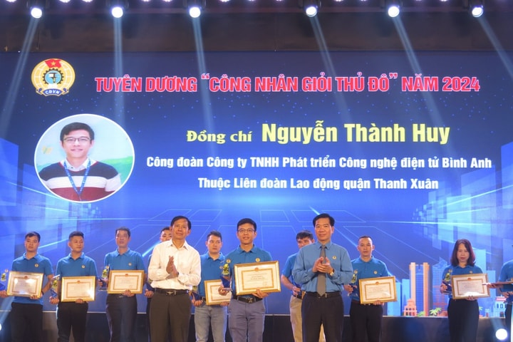 Tuyên dương 100 Công nhân giỏi Thủ đô năm 2024