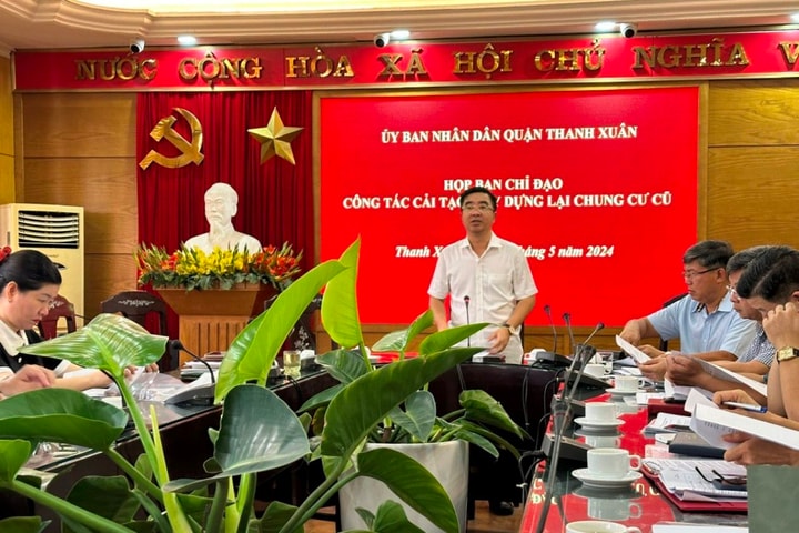 Quận Thanh Xuân rà soát, triển khai Đề án cải tạo, xây dựng lại nhà chung cư cũ