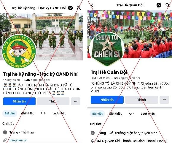 Cảnh báo chiêu trò lợi dụng "thương hiệu" chương trình trại hè “Học làm chiến sĩ công an” để lừa đảo