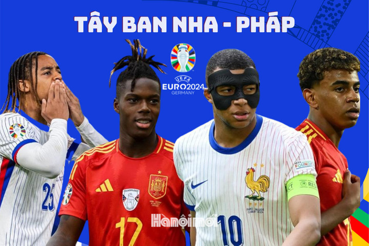 Lịch thi đấu bán kết EURO 2024: Tây Ban Nha - Pháp