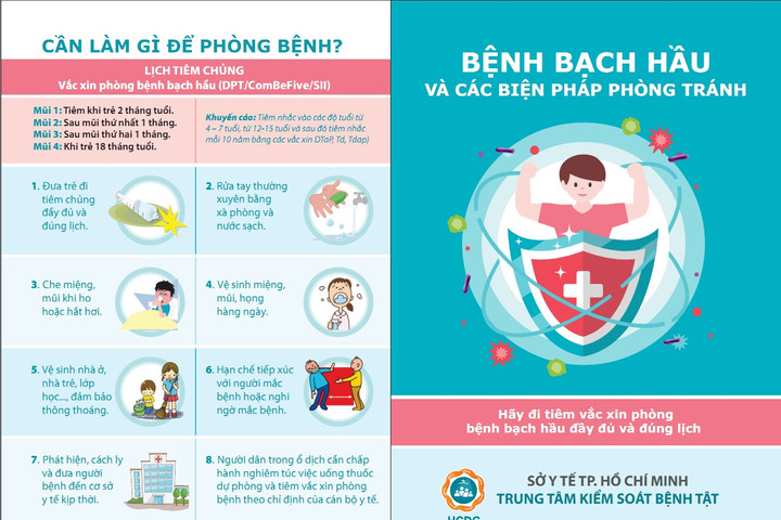 Bác bỏ thông tin xuất hiện ca bạch hầu tại TP Hồ Chí Minh