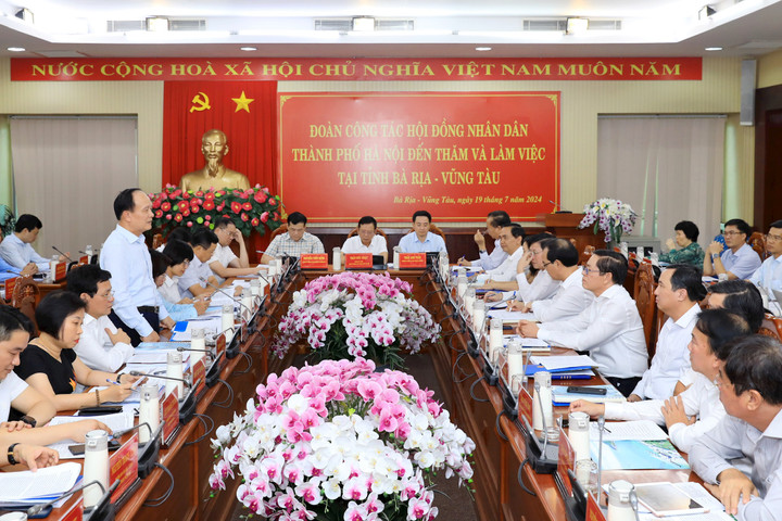 HĐND thành phố Hà Nội và HĐND tỉnh Bà Rịa - Vũng Tàu tiếp tục gắn kết, chia sẻ kinh nghiệm trong hoạt động công tác