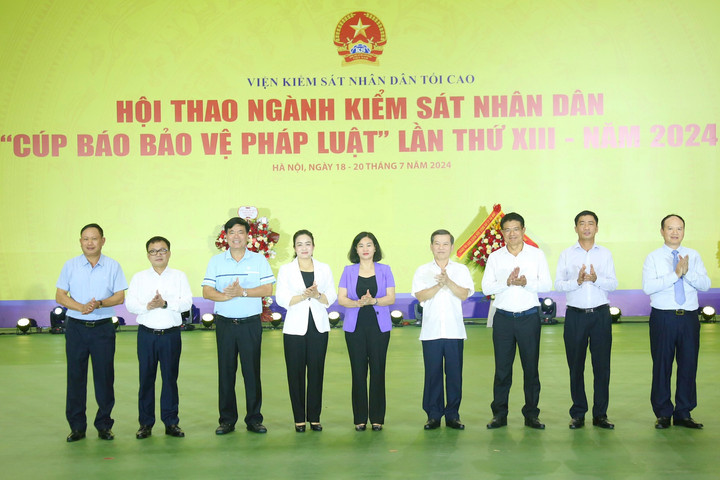 Khai mạc Hội thao ngành Kiểm sát nhân dân “Cúp Báo Bảo vệ pháp luật” lần thứ XIII