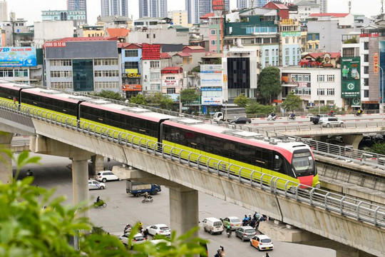 Chấp thuận kết quả nghiệm thu có điều kiện đoạn trên cao đường sắt đô thị Nhổn - ga Hà Nội