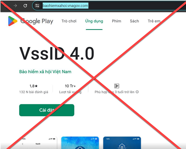 Ba bước phòng tránh cài đặt phần mềm bảo hiểm xã hội giả mạo