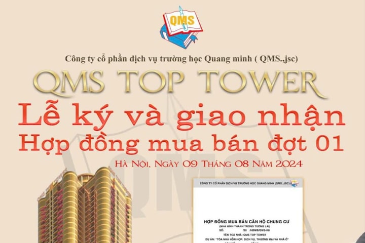 QMS TOP TOWER Tố Hữu: Ký kết và giao fv88 slot hợp đồng mua bán đợt 1