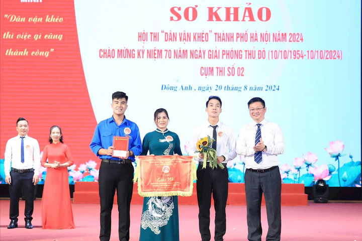 Huyện Đông Anh đoạt giải Nhất hội thi “Dân vận khéo” Cụm thi số 2