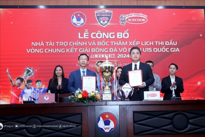 Giải bóng đá vô địch U15 quốc gia 2024 khởi tranh từ ngày 31-8