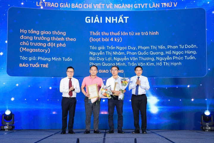 Trao giải “Báo chí viết về ngành Giao thông Vận tải lần thứ V năm 2023 - 2024"