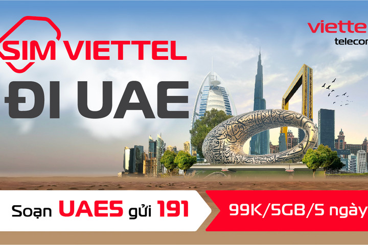 Viettel tặng data roaming miễn phí cho khách hàng đi Hàn Quốc, UAE dịp nghỉ lễ 2-9