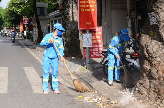 URENCO Hà Nội huy động 100% công nhân tổng vệ sinh môi trường dịp lễ 2-9