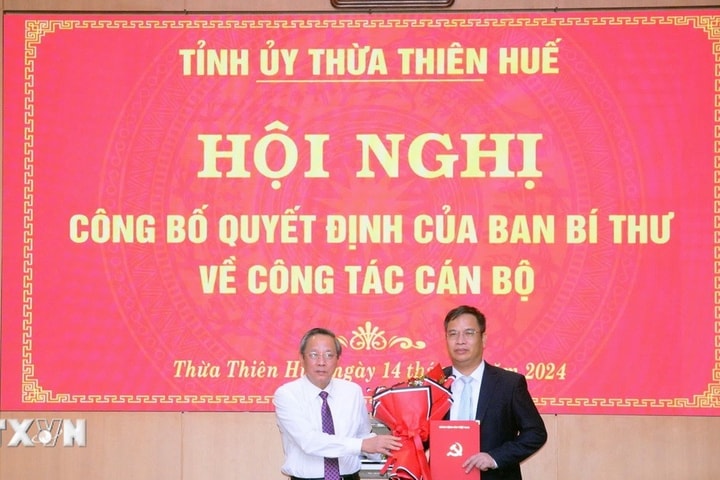 Ông Phạm Đức Tiến giữ chức Phó Bí thư Tỉnh ủy Thừa Thiên - Huế