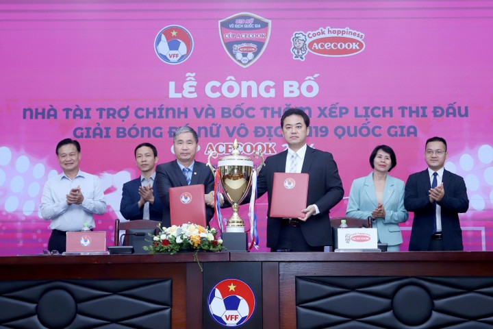 Acecook Việt Nam là nhà tài trợ chính Giải bóng đá nữ vô địch U19 quốc gia - Cúp Acecook 2024