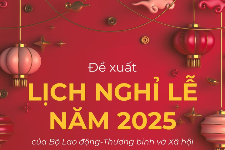 Thống nhất phương án trình Chính phủ lịch nghỉ lễ, Tết năm 2025