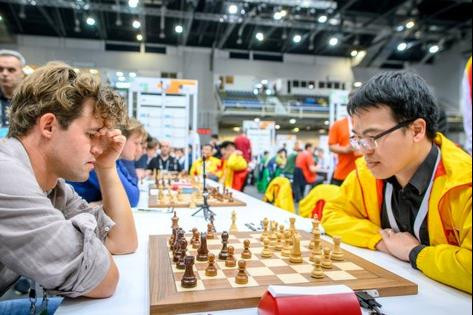 Tuyển Việt Nam cầm hòa Na Uy của "vua cờ" Carlsen tại Olympiad