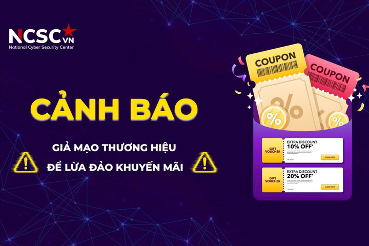 Cảnh báo giả mạo thương hiệu lớn để lừa đảo