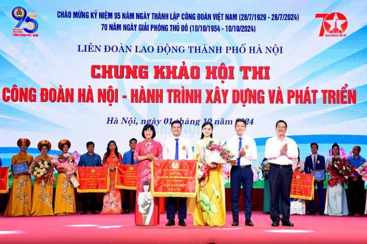 LĐLĐ quận Tây Hồ giành giải Đặc biệt Hội thi “Công đoàn Hà Nội - Hành trình xây dựng và phát triển"