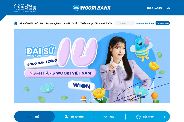 Ngân hàng Woori Việt Nam ra mắt website mới