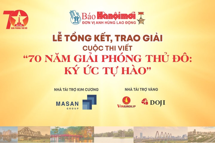 Lời cảm ơn các nhà tài trợ cuộc thi viết “Kỷ niệm 70 năm Giải phóng Thủ đô: Ký ức tự hào”