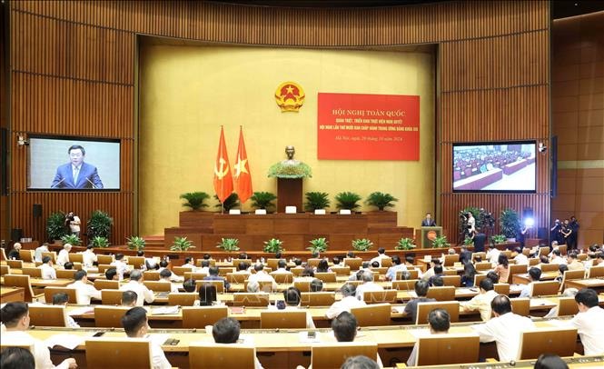 Khai mạc Hội nghị toàn quốc quán triệt, triển khai thực hiện Nghị quyết Hội nghị Trung ương 10, khóa XIII