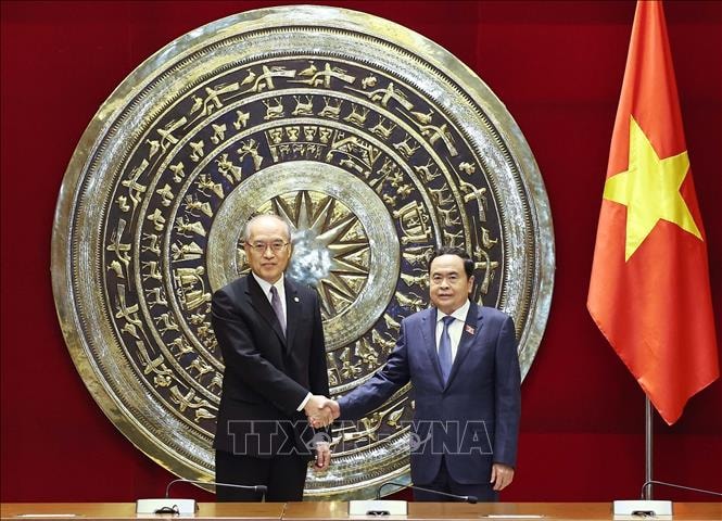 Chủ tịch Quốc hội Trần Thanh Mẫn tiếp Chánh án Tòa án nhân dân tối cao Trung Quốc