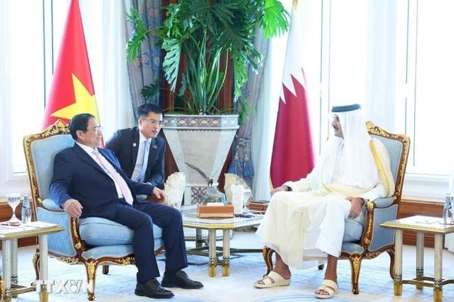 Quốc vương Qatar k hẳng định không có giới hạn nào trong quan hệ với Việt Nam