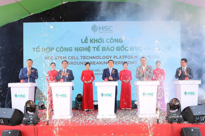 Công ty cổ phần Công nghệ tế bào gốc Hòa Lạc (HSC) khởi công xây dựng Tổ hợp Công nghệ tế bào gốc HSC- HOSTEP