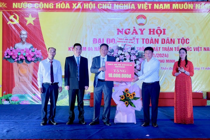 Rộn ràng Ngày hội Đại đoàn kết tại thôn Đoài, xã Phú Minh (huyện Sóc Sơn)