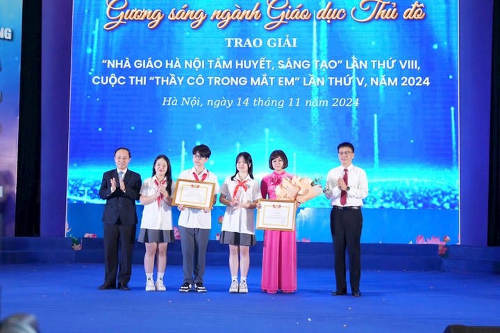 Học sinh Trường THCS Kim Giang giành giải Đặc biệt thi “Thầy cô trong mắt em”