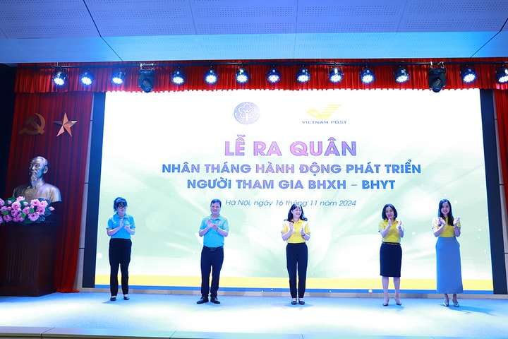 Bưu điện Việt Nam ra quân vận động người dân tham gia bảo hiểm xã hội, bảo hiểm y tế