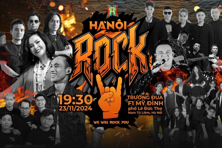 NSND Thanh Lam, Bức Tường, Ngũ Cung “đốt cháy” đêm nhạc “Hà Nội rock”