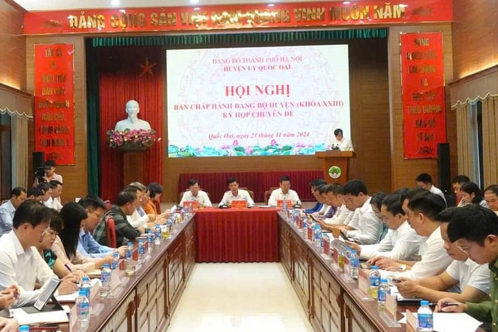 Huyện Quốc Oai dự kiến thu ngân sách năm 2024 đạt 1.227 tỷ đồng