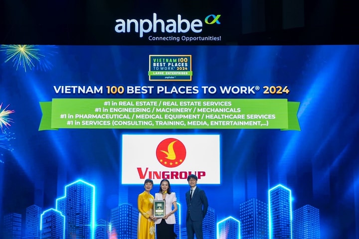 Vingroup thuộc top 10 nơi làm việc tốt nhất Việt Nam năm 2024