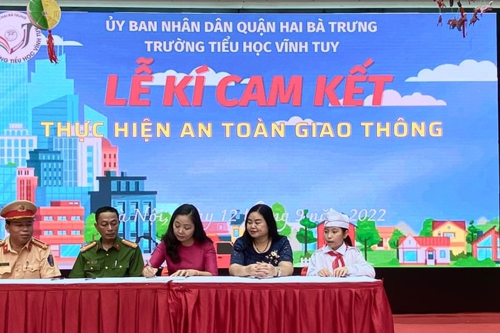 Hà Nội triển khai cuộc thi an toàn giao thông trong trường học